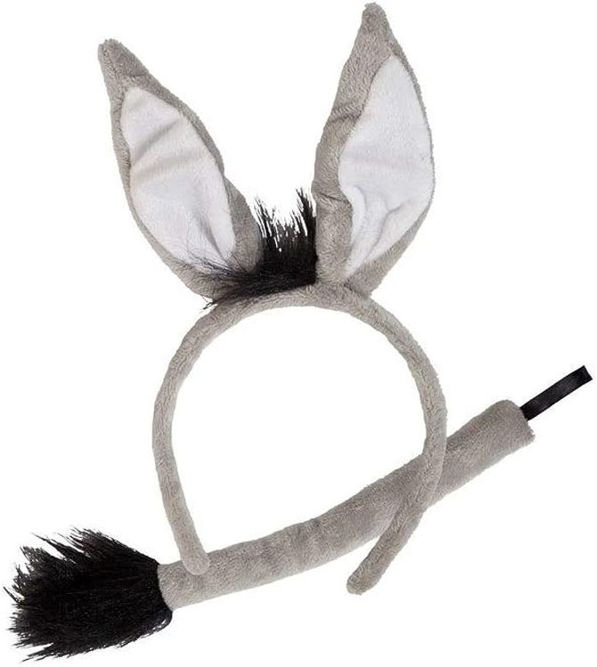 Picture of 6612 / 6129 DONKEY EARS AND TAIL DRESS UP SET